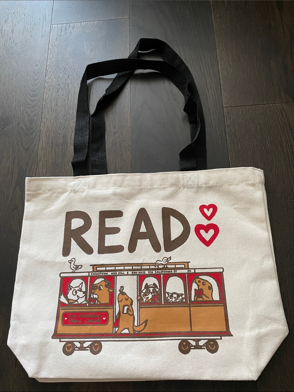 2026 San Francisco Public Library Canvas READ Tote Bag